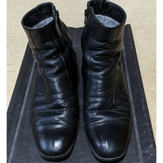 👢黒革のブーツです👢状態は良いと思います◎(ブーツ)