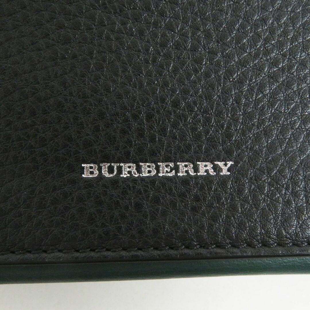 BURBERRY - 美品□BURBERRY/バーバリー ロゴ入り 二つ折り 小銭入れ