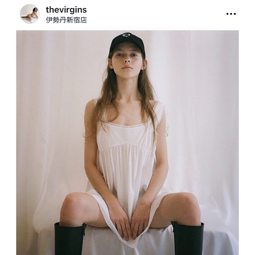 the Virgins(ザヴァージンズ)の新品タグ付き未使用品❤︎theVirgins❤︎heart logo cap❤︎ レディースの帽子(キャップ)の商品写真