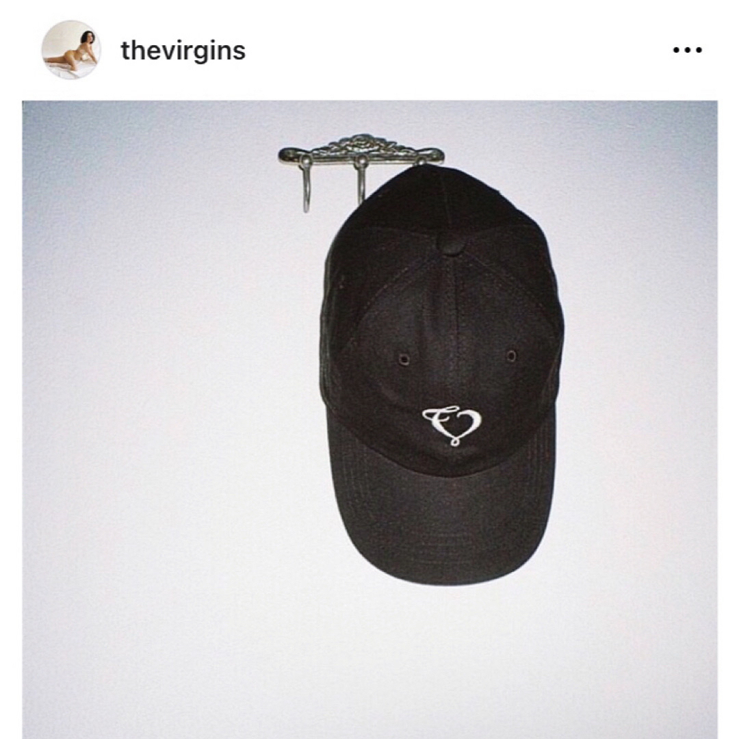 the Virgins(ザヴァージンズ)の新品タグ付き未使用品❤︎theVirgins❤︎heart logo cap❤︎ レディースの帽子(キャップ)の商品写真