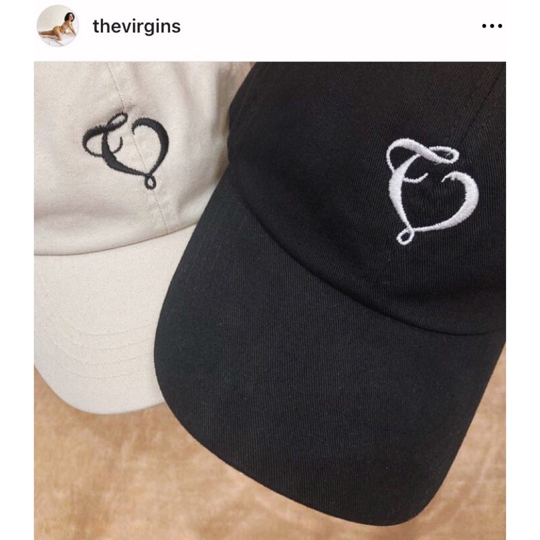 the Virgins(ザヴァージンズ)の新品タグ付き未使用品❤︎theVirgins❤︎heart logo cap❤︎ レディースの帽子(キャップ)の商品写真