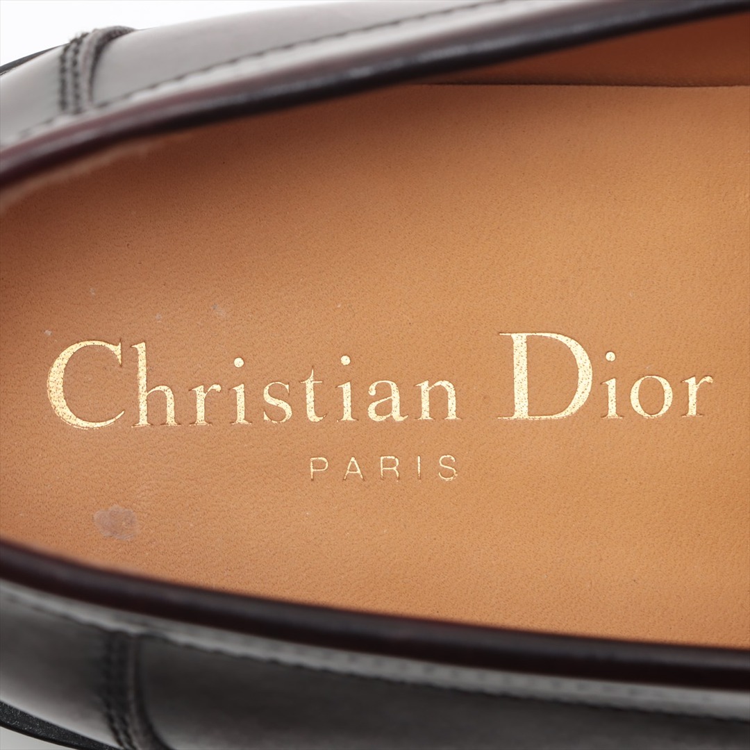 Christian Dior(クリスチャンディオール)のクリスチャンディオール  レザー 38 1/2 ボルドー レディース ロー レディースの靴/シューズ(ローファー/革靴)の商品写真