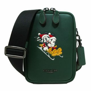 コーチ(COACH)の【新品】コーチ バッグ ショルダーバッグ CM028 COACH X DISNEY コーチ × ディズニー ミッキー ウィンター モチーフ スタントン クロスボディ 斜め掛け コラボ商品 アウトレット メンズ(ショルダーバッグ)