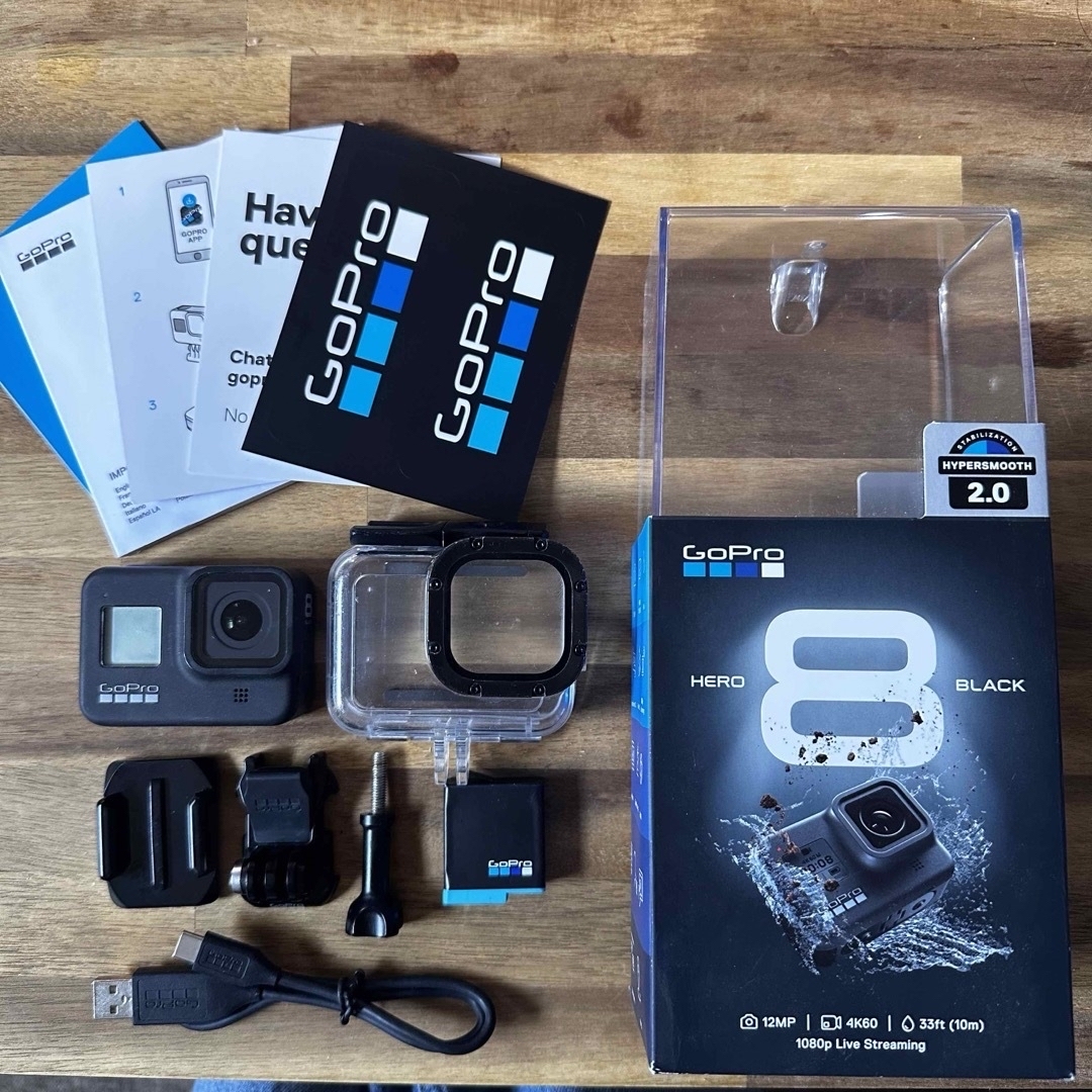 最終値下げ売れなかったら消しますGoPro HERO8 BLACK ハウジング付ゴープロ