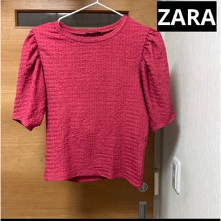 ザラ(ZARA)のZARA♩トップス  可愛い　ふんわり　ニット(シャツ/ブラウス(半袖/袖なし))