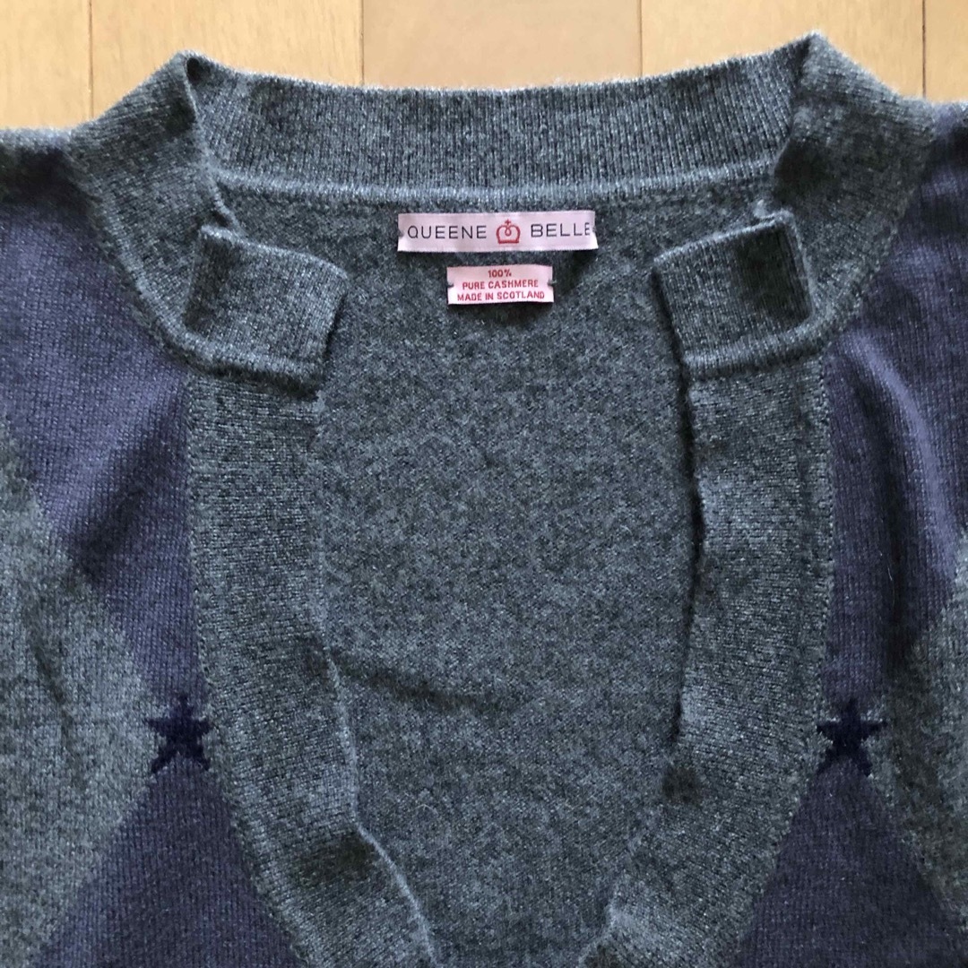 Queen and Bell クイーンアンドベル ニットワンピース グレー系 Queen and Bell クイーンアンドベル ニットワンピース グレー系