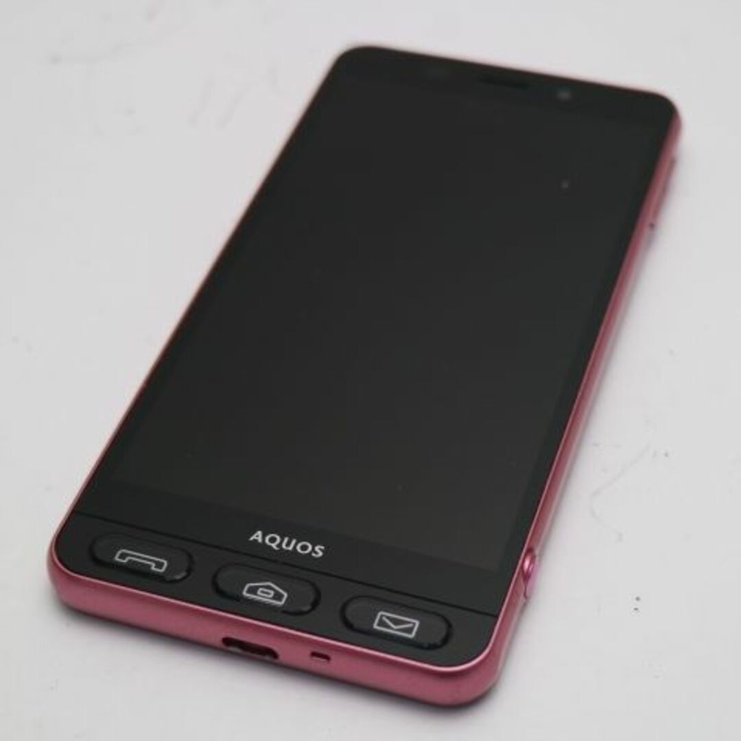 SHARP(シャープ)の超美品 Softbank 509SH シンプル 3 ピンク  M444 スマホ/家電/カメラのスマートフォン/携帯電話(スマートフォン本体)の商品写真