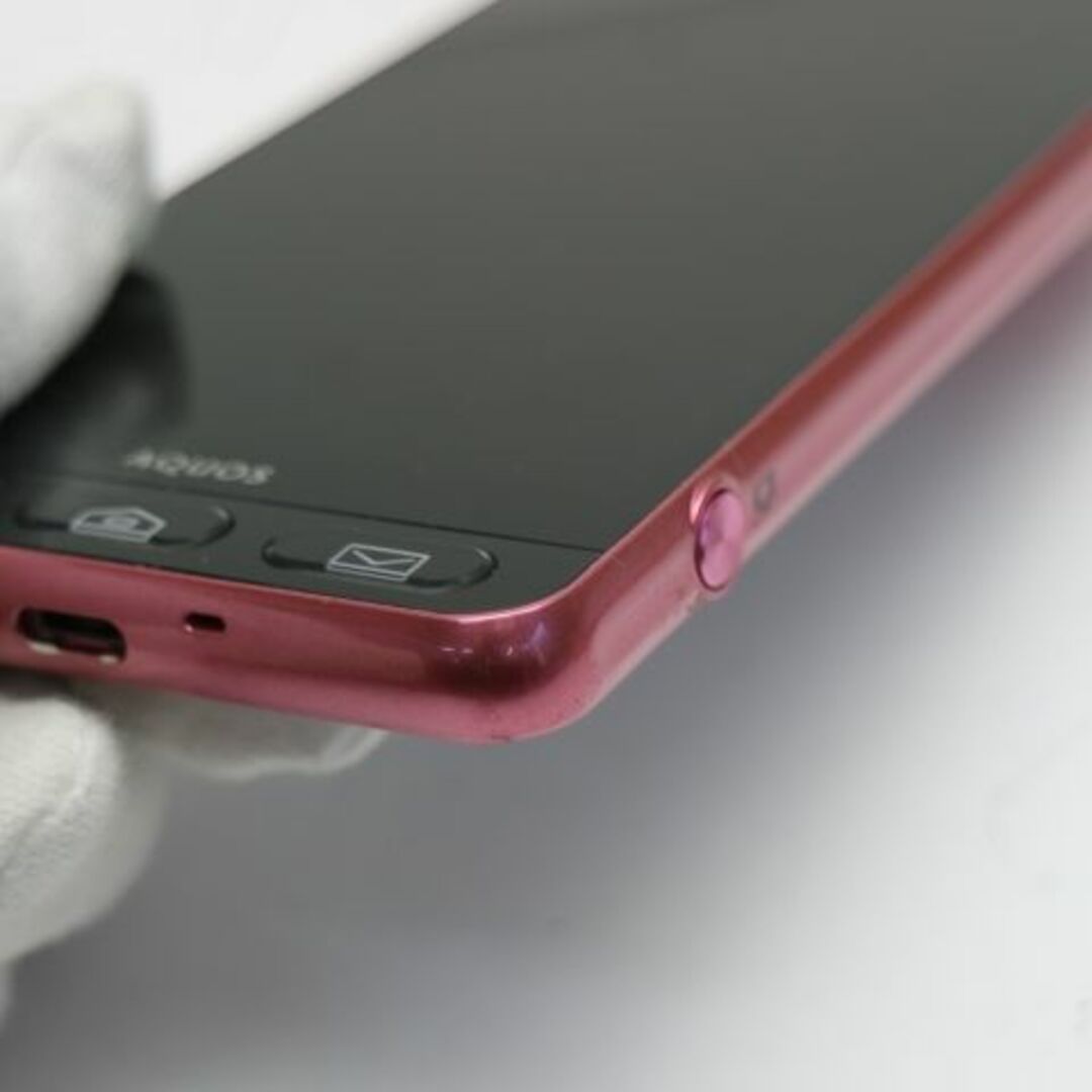 SHARP(シャープ)の超美品 Softbank 509SH シンプル 3 ピンク  M444 スマホ/家電/カメラのスマートフォン/携帯電話(スマートフォン本体)の商品写真