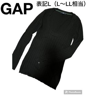 ギャップ(GAP)のキャップGAP  ニット　セーター　デザイン　薄手　Uネック(ニット/セーター)