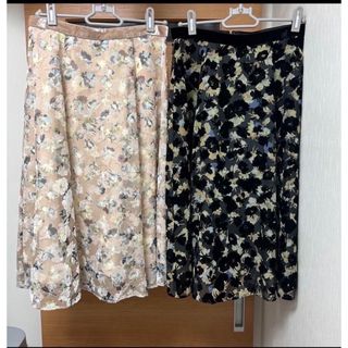 ジャスグリッティー(JUSGLITTY)の【２枚】可愛い♡ジャスグリッティー　スカート OL 通勤にも♡ セット　まとめて(ひざ丈スカート)