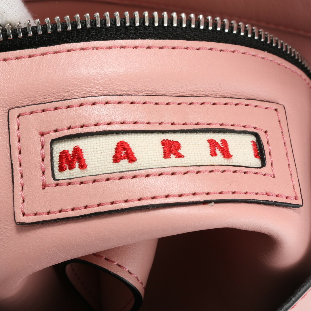 Marni(マルニ)の極美品 マルニ レザー クラッチ バッグ ハンド セカンド ポーチ トート 人気 定番 おしゃれ ピンク レディース ENT う8-2 レディースのバッグ(クラッチバッグ)の商品写真