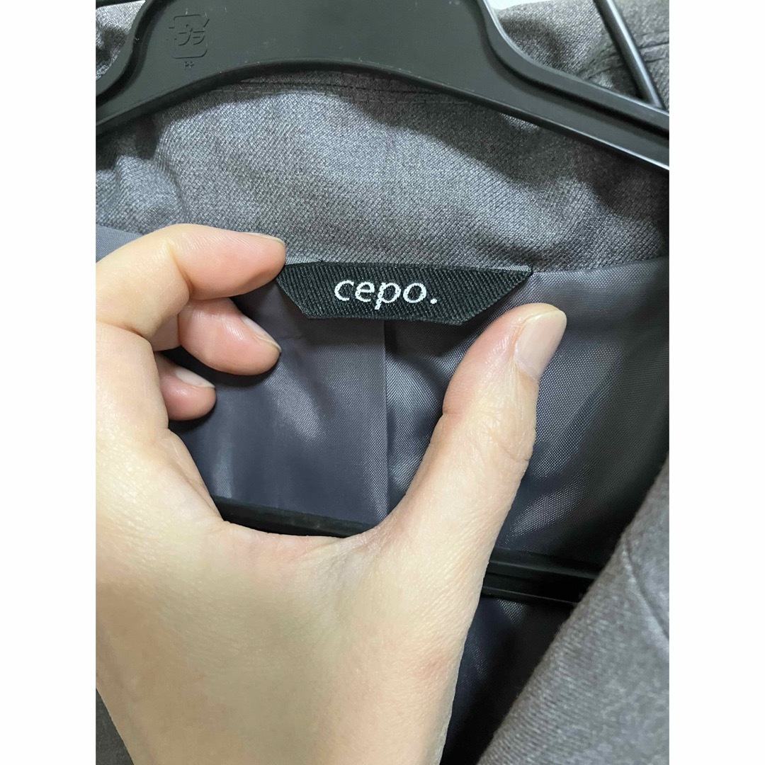 CEPO(セポ)のcepo.グレーメタルボタンジャケット レディースのジャケット/アウター(その他)の商品写真