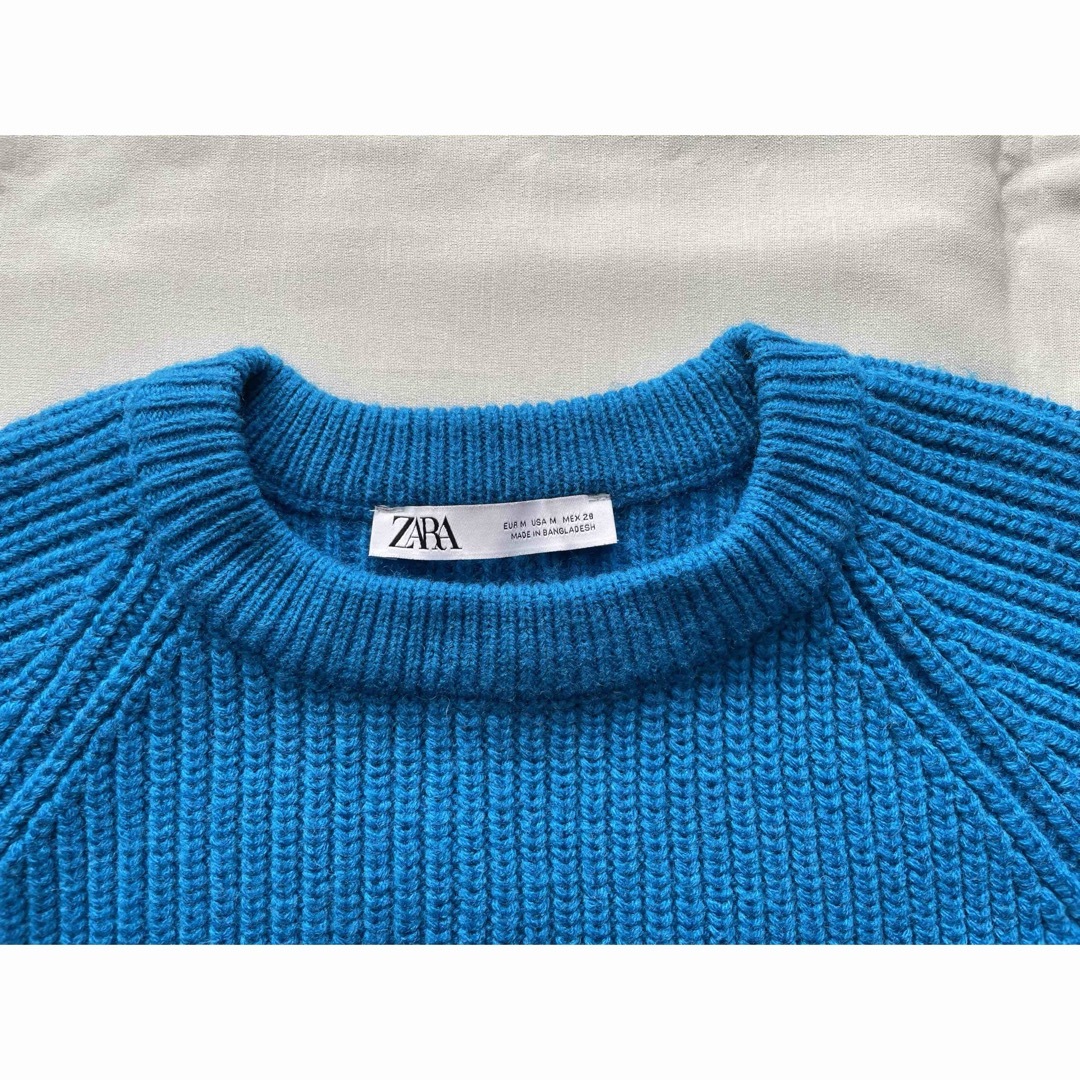 ZARA(ザラ)のZARA ラグランニット M レディースのトップス(ニット/セーター)の商品写真