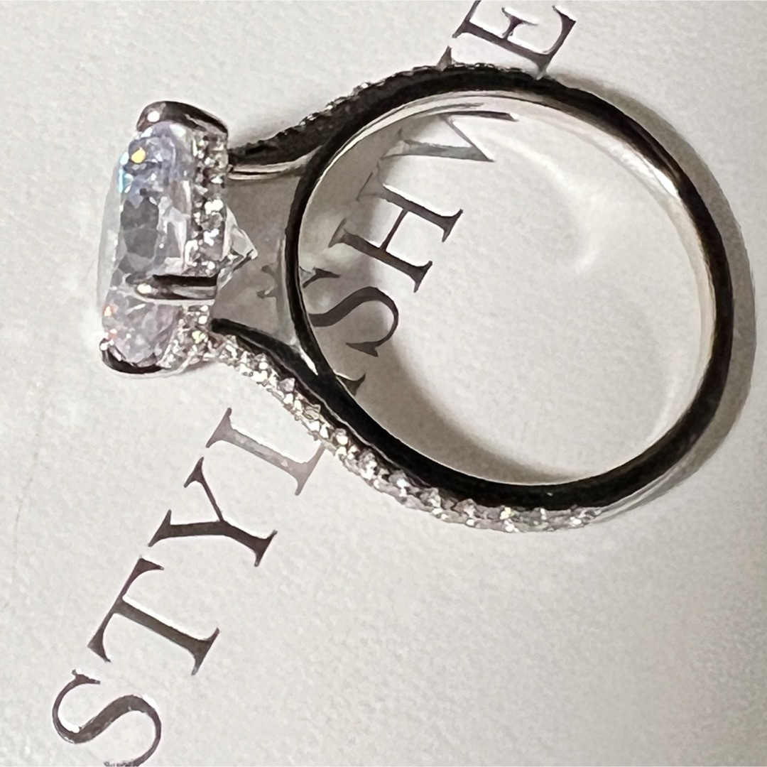 stylishwe スタイリッシュウェ 4ct シルバーリング 美品 レディースのアクセサリー(リング(指輪))の商品写真