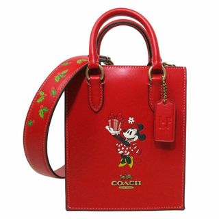 サマンサタバサ新品未使用 coach コーチ ディズニー バッグ ミニー レッド 赤 2023