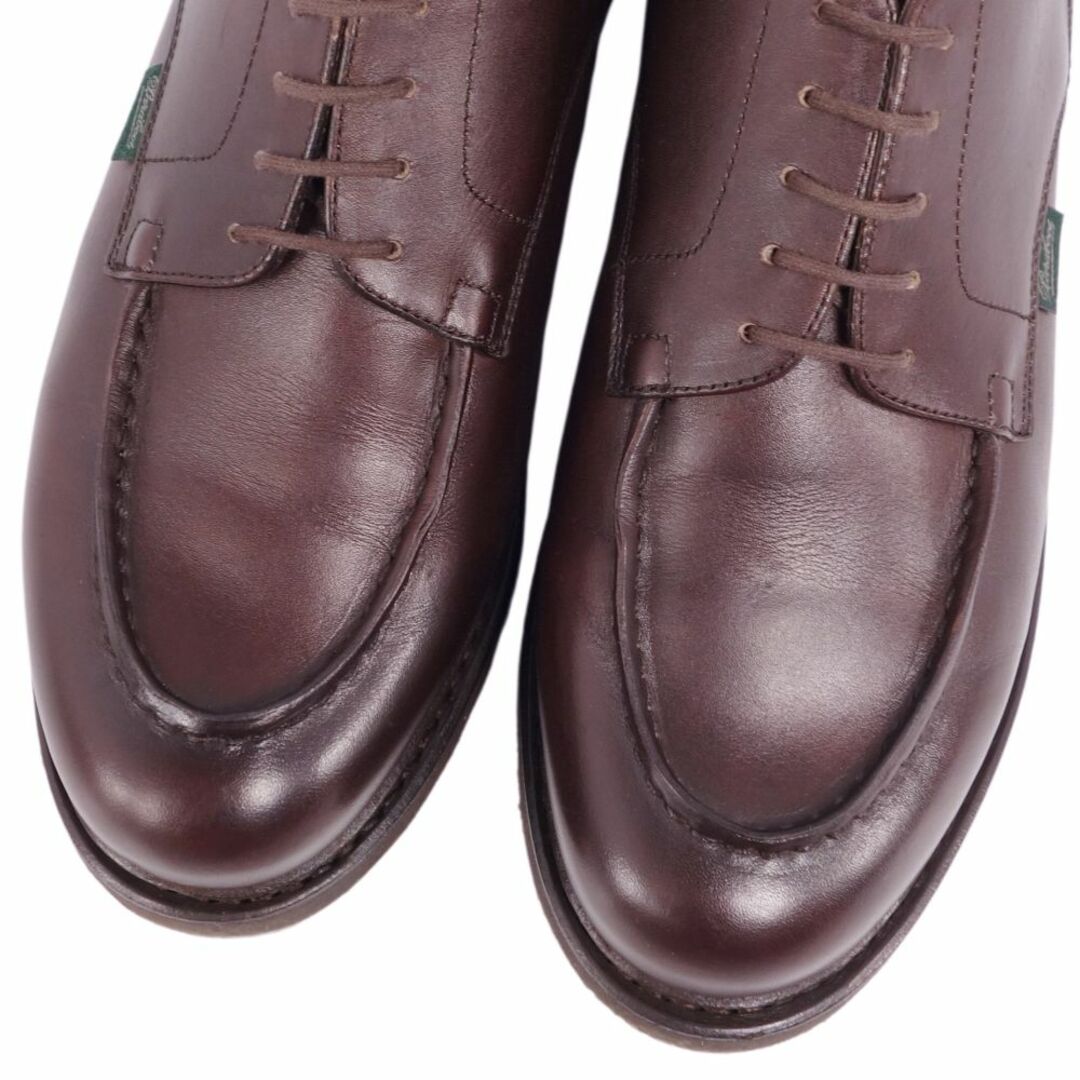 Paraboot(パラブーツ)の美品 パラブーツ PARABOOT シューズ シャンボード CHAMBORD レザーシューズ Uチップ 革靴 メンズ フランス製 9(27.5cm相当) ブラウン メンズの靴/シューズ(ドレス/ビジネス)の商品写真