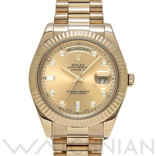 ロレックス(ROLEX)の中古 ロレックス ROLEX 218238A M番(2007年頃製造) シャンパン /ダイヤモンド メンズ 腕時計(腕時計(アナログ))