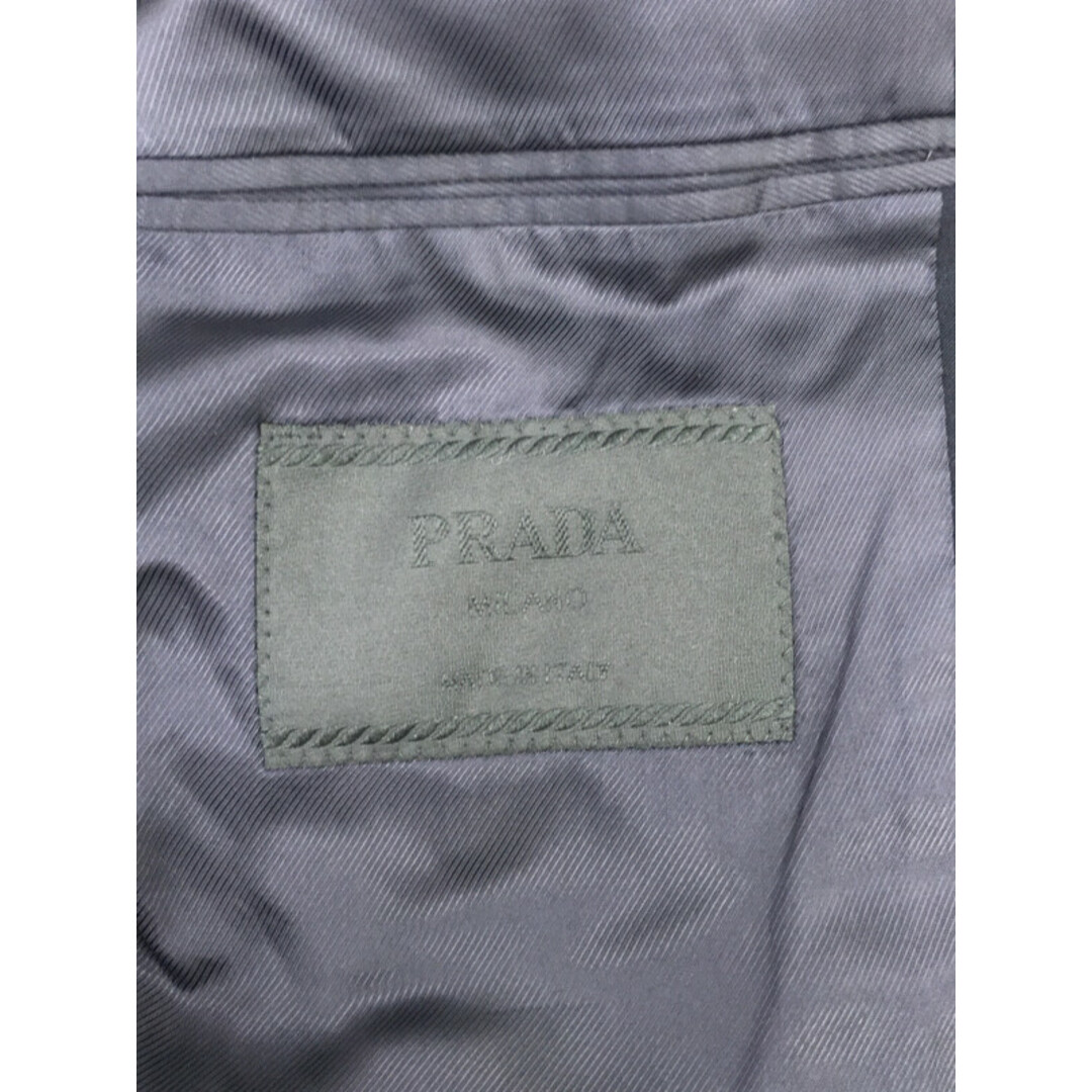 PRADA プラダ 90´s ノッチドラペル3Bセットアップスーツ ブラック 50 PRADA プラダ 90´s ノッチドラペル3Bセットアップスーツ ブラック 50