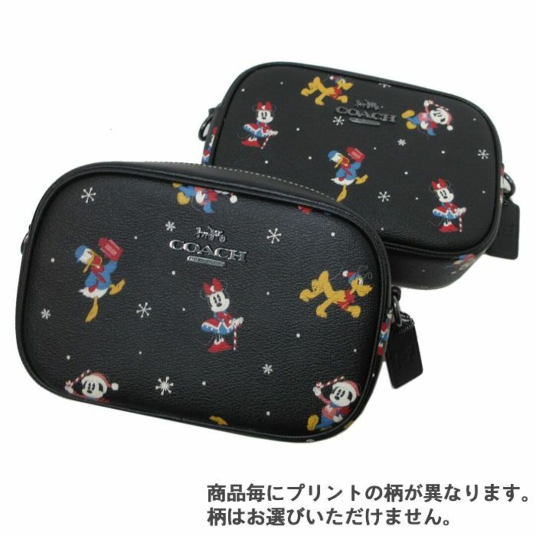 COACH(コーチ)の【新品】コーチ バッグ ショルダーバッグ COACH X DISNEY ホリデイ プリント コーチ × ディズニー ミッキー ミニー ミニ ジェイミー カメラバッグ ポシェット 斜め掛け CN027 QB/M2(ブラック×マルチカラー) コラボ商品アウトレット レディース レディースのバッグ(ショルダーバッグ)の商品写真