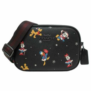 コーチ(COACH)の【新品】コーチ バッグ ショルダーバッグ COACH X DISNEY ホリデイ プリント コーチ × ディズニー ミッキー ミニー ミニ ジェイミー カメラバッグ ポシェット 斜め掛け CN027 QB/M2(ブラック×マルチカラー) コラボ商品アウトレット レディース(ショルダーバッグ)