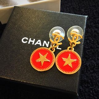 シャネル(CHANEL)の正規品 美品 シャネル ピアス 星 スター ヴィンテージ(ピアス)