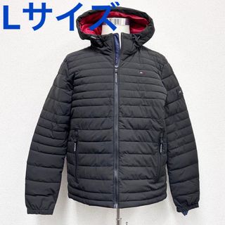 トミーヒルフィガー(TOMMY HILFIGER)の新品 トミーヒルフィガー 中綿ライトジャケット 151AP619 ブラック L(ダウンジャケット)