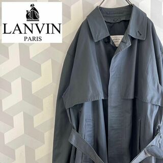 LANVIN - 【ランバンスタジオ】L相当 トレンチコート チャコールグレー Lanvin.