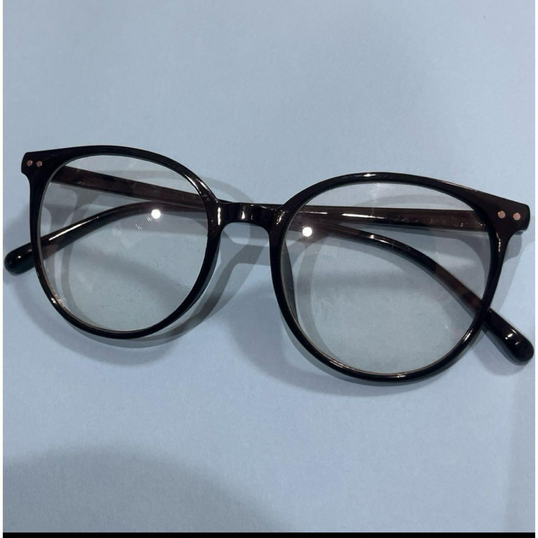 伊達メガネ 黒縁メガネ フレーム メンズのファッション小物(サングラス/メガネ)の商品写真