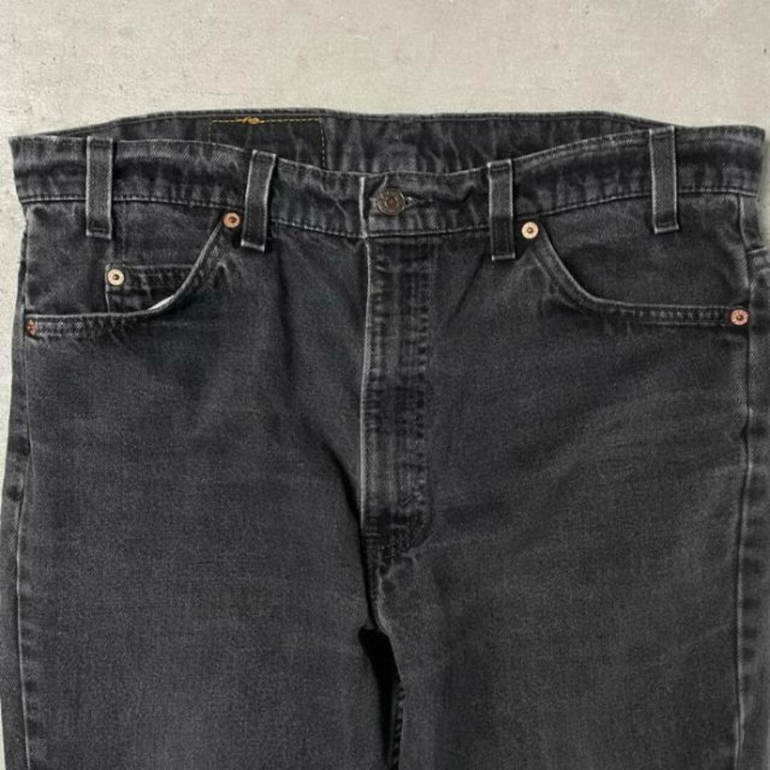 90年代 USA製  Levi's リーバイス 517 ブラックデニムパンツ フレアデニムパンツ  メンズW3690年代USA製Levi