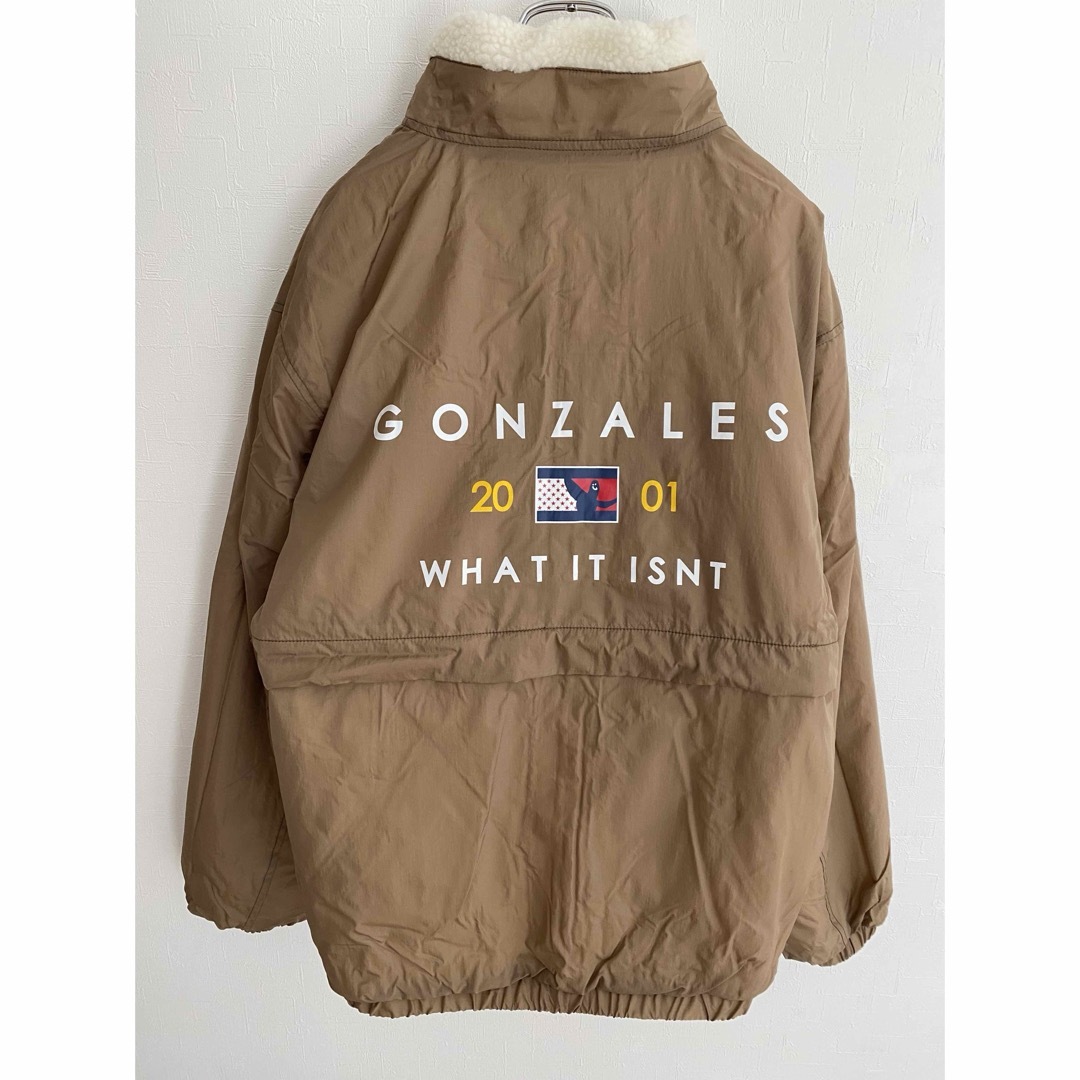 Mark Gonzales(マークゴンザレス)の新品 マークゴンザレス リバーシブル ブルゾン ボア オーバーサイズ メンズ レディースのジャケット/アウター(ブルゾン)の商品写真