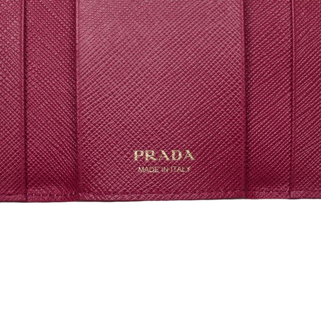 PRADA(プラダ)の美品 プラダ フラワー 花柄 キーケース 1PG222 レザー レディース PRADA 【1-0128640】 レディースのファッション小物(キーケース)の商品写真