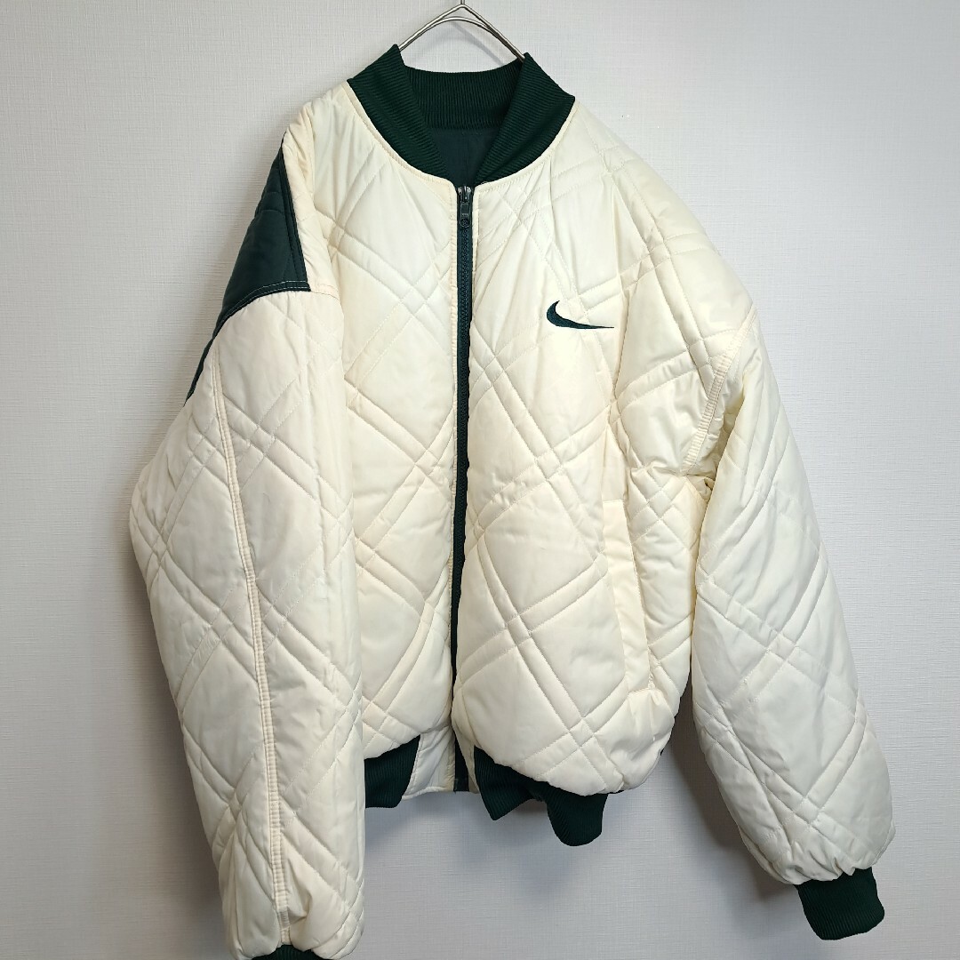 NIKE(ナイキ)の【希少】NIKE 銀タグ 90s リバーシブル ブルゾン ビッグスウッシュ M メンズのジャケット/アウター(ブルゾン)の商品写真