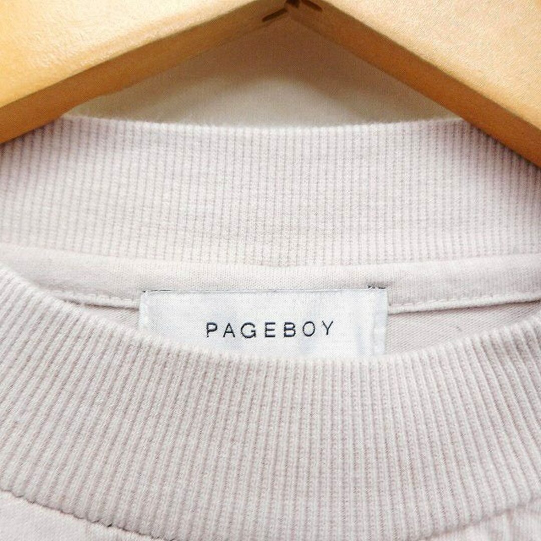 PAGEBOY(ページボーイ)のページボーイ PAGE BOY ロングスリーブ Tシャツ カットソー 丸首 レディースのトップス(Tシャツ(長袖/七分))の商品写真