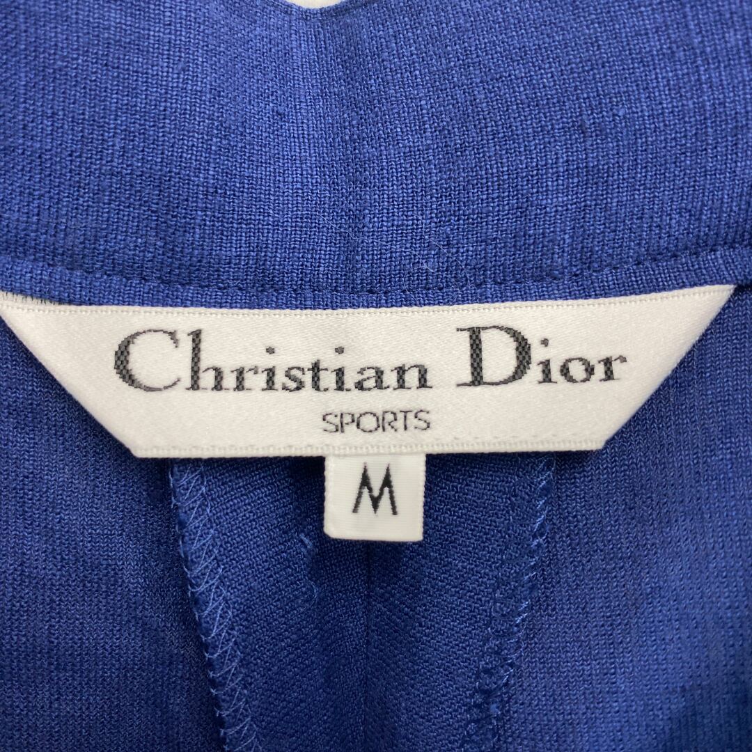 Christian Dior(クリスチャンディオール)のChristian Dior　クリスチャンディオール レディース ワイドパンツ　タック　サイドポケット　麻100％ レディースのパンツ(カジュアルパンツ)の商品写真