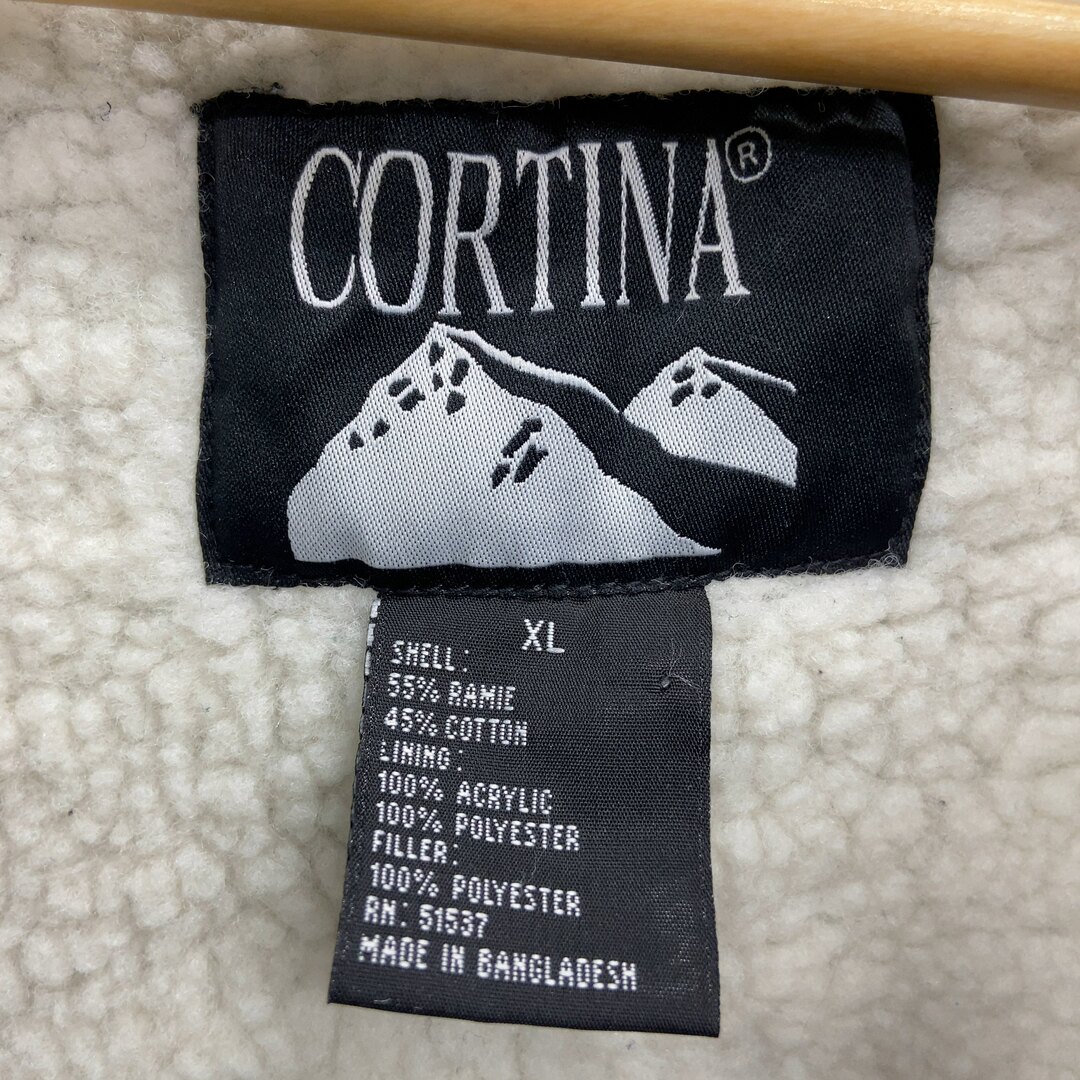 CORTINA コルチナ メンズ  シャツジャケット チェック ボア 裏起毛 雪山 ゲレンデ シャツカラー ジッパー メンズのジャケット/アウター(ブルゾン)の商品写真