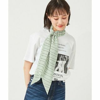 ユナイテッドアローズグリーンレーベルリラクシング(UNITED ARROWS green label relaxing)の【LIME】プリント ボウタイ スカーフ(マフラー/ショール)