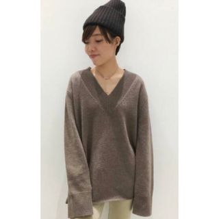 アパルトモンドゥーズィエムクラス(L'Appartement DEUXIEME CLASSE)のL'Appartement WOOL Cashmere V/N Knit(ニット/セーター)