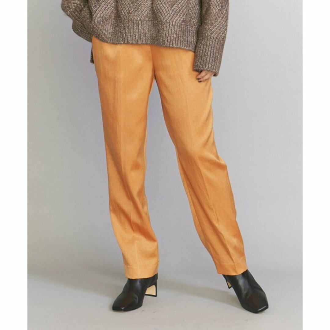 BEAUTY&YOUTH UNITED ARROWS(ビューティアンドユースユナイテッドアローズ)の【ORANGE】サテンドロースト パンツ/22FW -ウォッシャブル- レディースのパンツ(その他)の商品写真