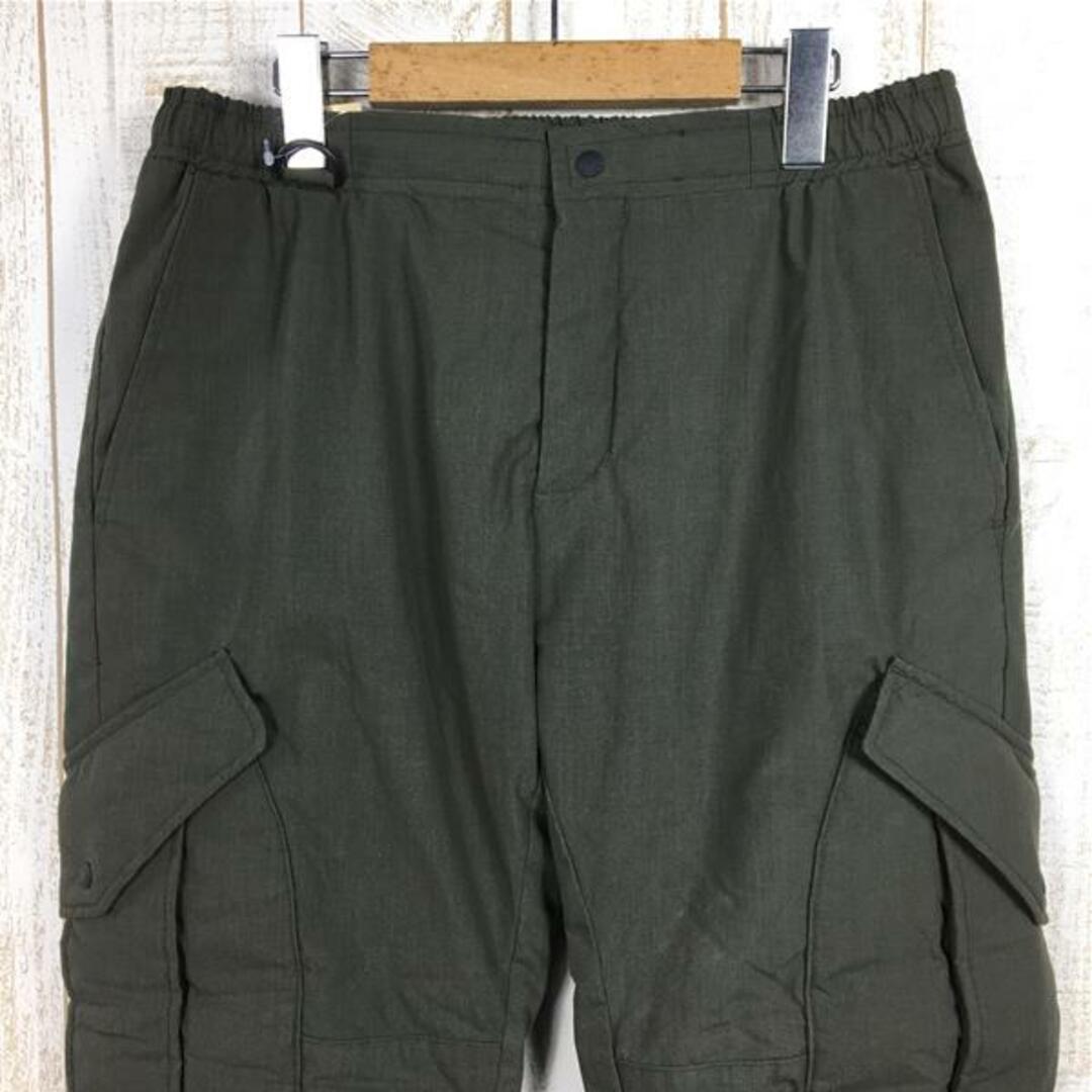 MENs S  ナンガ × Oxtos（オクトス） 焚き火 ダウンパンツ UDD 760FP タキビ TAKIBI 難燃 ケブラー NANGA カーキ系31cm重量