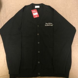 ennoy 川口春奈着BUTTON CARDIGAN ( BLACK) XLカーディガン - カーディガン