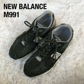 ニューバランス(New Balance)のニューバランスNEWBALANCE991スニーカー　グリーン緑　M991(スニーカー)