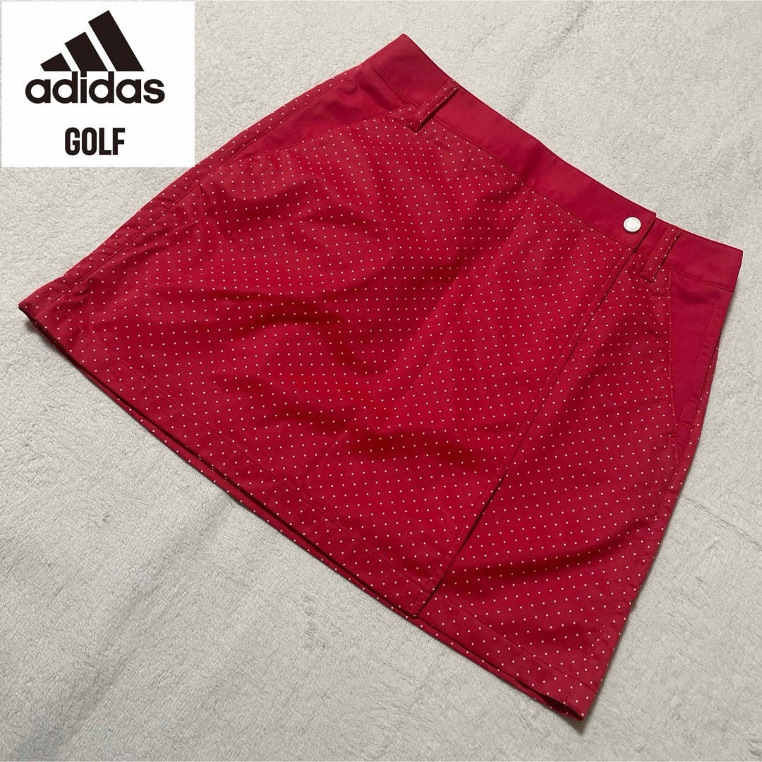 adidas(アディダス)のadidas golf アディダスゴルフ　レディース　ラップ　スカート　Lサイズ スポーツ/アウトドアのゴルフ(ウエア)の商品写真