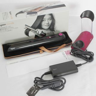 ダイソン(Dyson)のダイソン Corrale HS03 NF ブラックニッケル/フューシャ コラール コードレスヘアアイロン Dyson 本体(ヘアアイロン)