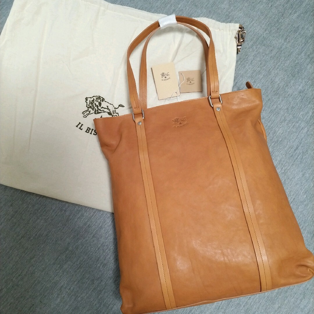 IL BISONTE - 新品 イルビゾンテ 本革 レザー バッグ トート IL BISONTE - 新品 イルビゾンテ 本革 レザー バッグ トート