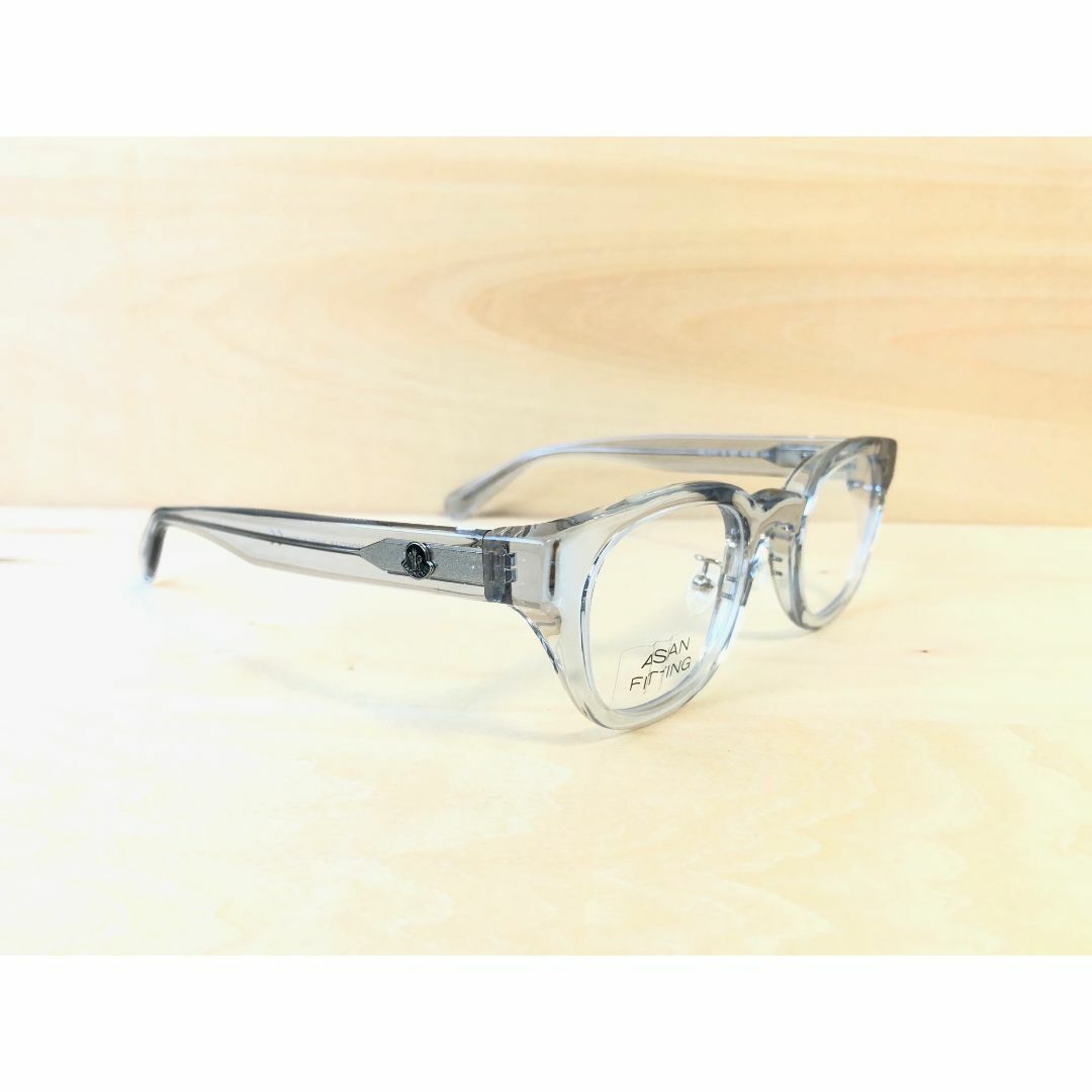 MONCLER(モンクレール)の正規品モンクレールMONCLERメガネ眼鏡サングラスめがねクリアフレーム透明 メンズのファッション小物(サングラス/メガネ)の商品写真
