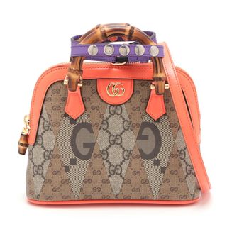 グッチ(Gucci)のグッチ バンブー   オレンジ レディース ハンドバッグ(ハンドバッグ)