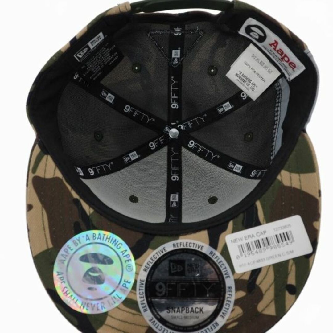 A BATHING APE(アベイシングエイプ)のアベイシングエイプ ニューエラ 9FIFTY キャップ カモ柄  F  メンズの帽子(その他)の商品写真