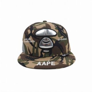 アベイシングエイプ(A BATHING APE)のアベイシングエイプ ニューエラ 9FIFTY キャップ カモ柄  F (その他)