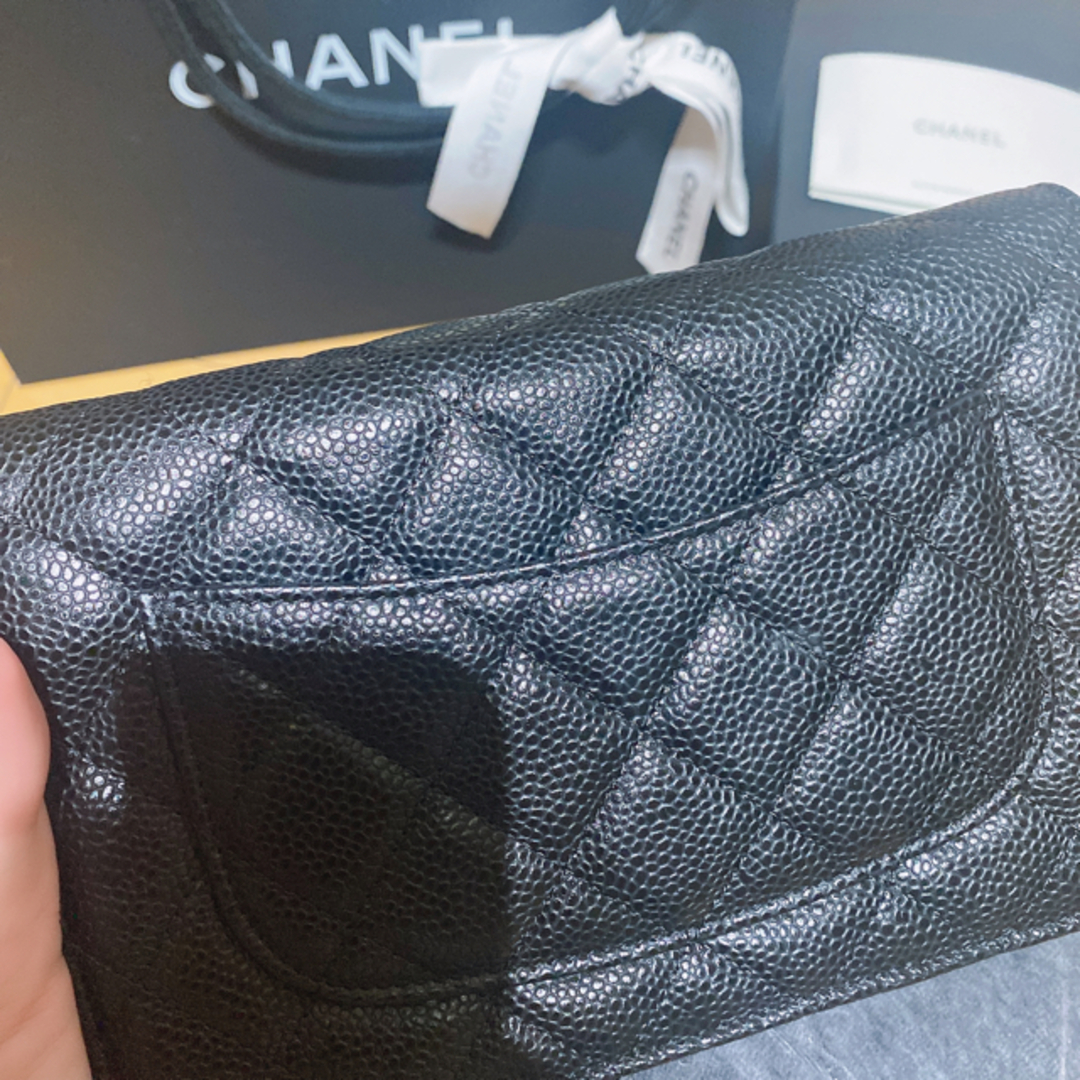 CHANEL(シャネル)のCHANEL チェーンウォレット　キャビアスキン レディースのバッグ(ショルダーバッグ)の商品写真