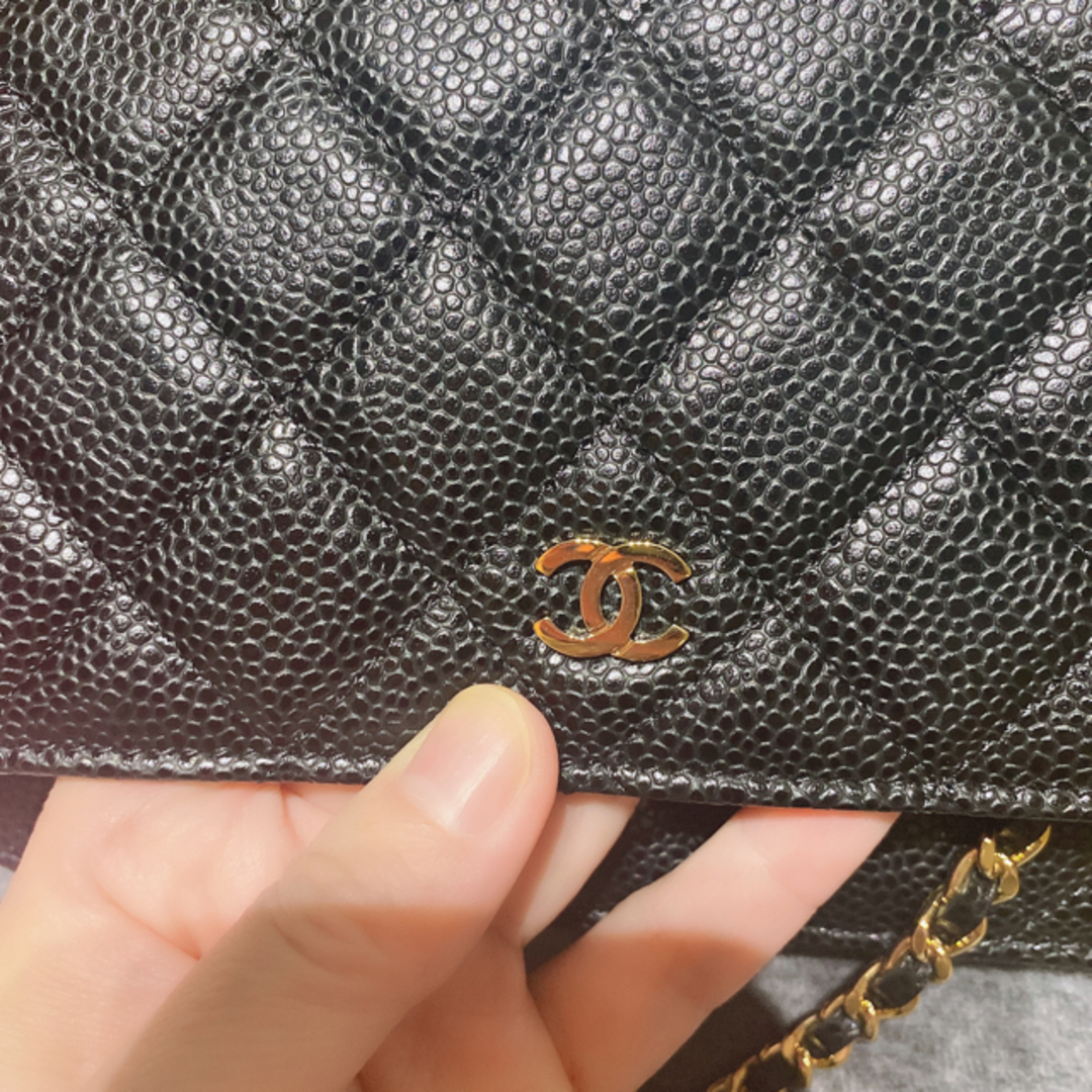 CHANEL(シャネル)のCHANEL チェーンウォレット　キャビアスキン レディースのバッグ(ショルダーバッグ)の商品写真